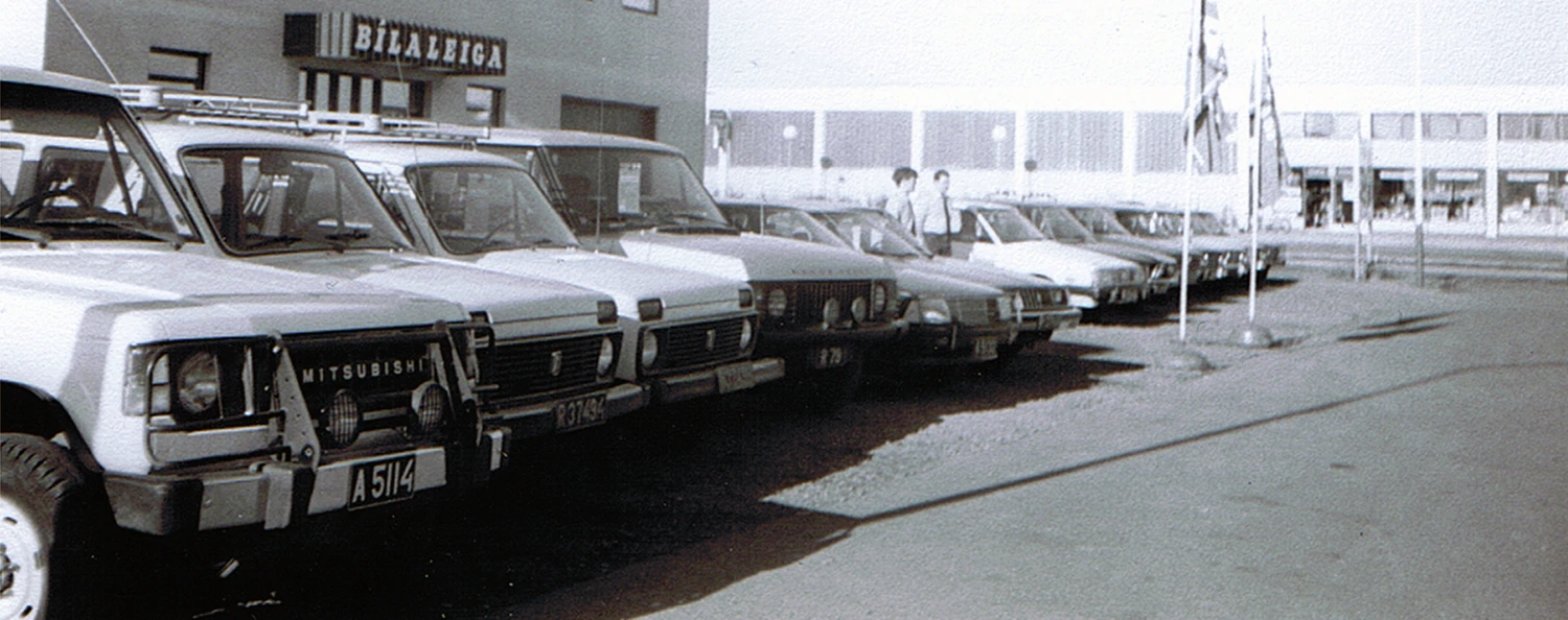 Bílaleiga Akureyrar árið 1982