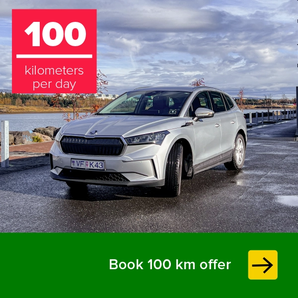 Car rental offer with 100 km included